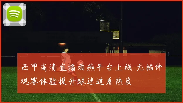 西甲高清直播雨燕平台上线 无插件观赛体验提升球迷追看热度